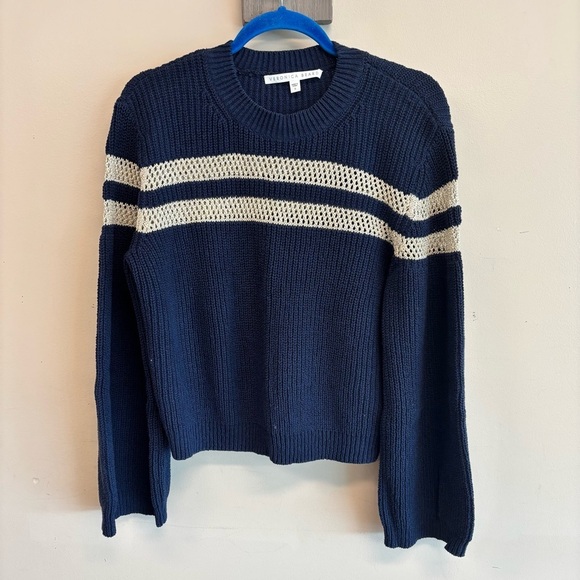 VERONICA BEARD Small Georgiana Crew-Neck Pullover Sweater. - Picture 2 of 9